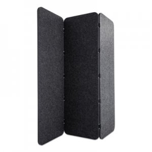 Lumeah Concertina Foldable Sound Reducing Room Divider Privacy Screen, 70 x 1 x 70, Polyester, Ash GN1LUCO72701A LUCO72701A