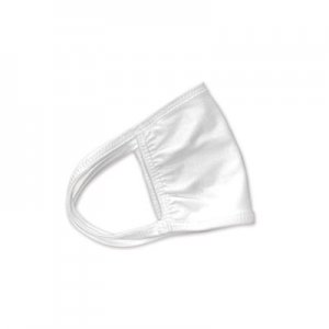 GN1 Cotton Face Mask with Antimicrobial Finish, White, 600/Carton GN124444923 MK100SS-11