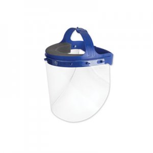 Suncast Commercial Fully Assembled Full Length Face Shield with Head Gear, 16.5 x 10.25 x 11, 16/Carton