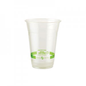 World Centric Clear Cold Cups, 16 oz, Clear, 1,000/Carton WORCPCS16 CPCS16