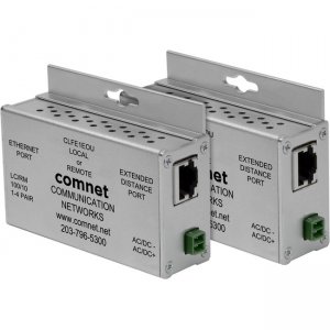 ComNet Ethernet-over-Copper Extender With Pass-Through PoE CLKFE1EOU