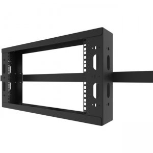 Legrand Q-Series Overhead Cable Pathway Rack, 3RU, Black QSOHR-3RU-B