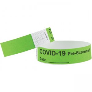 Advantus COVID Prescreened Tyvek Wristbands 76097
