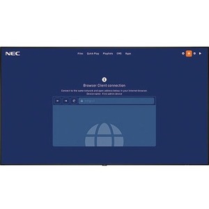 NEC Display 4K UHD Display with Integrated SoC MediaPlayer w/ CMS Platform V864Q-MPI