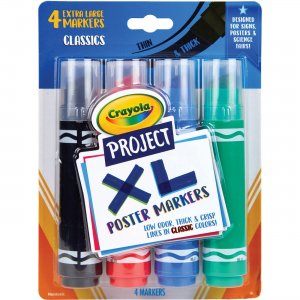 Crayola XL Classic Poster Markers 588356 CYO588356