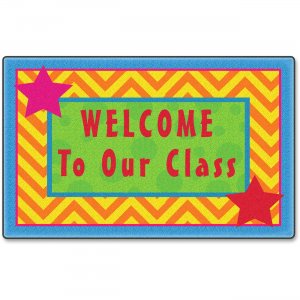 Flagship Carpets Silly Welcome Mat Seating Rug CE33208W FCICE33208W