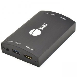 SIIG USB 3.0 HDMI Video Capture Device with 4K Loopout CE-H26H11-S1