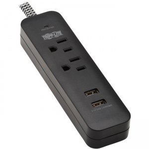 Tripp Lite Protect It! 2-Outlet Surge Suppressor/Protector TLP206USB