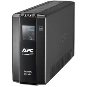 APC by Schneider Electric Back-UPS Pro 650VA Tower UPS BR650MI