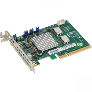 Supermicro Low Profile Dual-Port NVMe Internal Host Bus Adapter AOC-SLG3-2E4T-O AOC-SLG3-2E4T