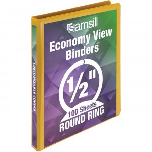 Samsill Economy Round Ring View Binder 18515 SAM18515