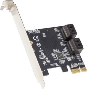 SYBA Multimedia 4 Port SATA III PCI-e 3.0 x1 Card Non-Raid with Low Profile Bracket SI-PEX40156