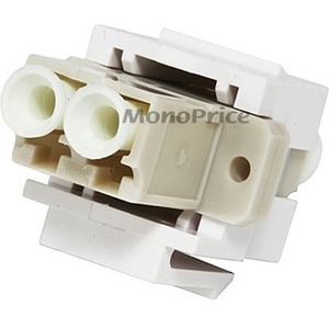 Monoprice Keystone Jack - Modular LC (White) 2875
