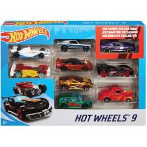 Hot Wheels 9-Car Gift Pack X6999 MTTX6999