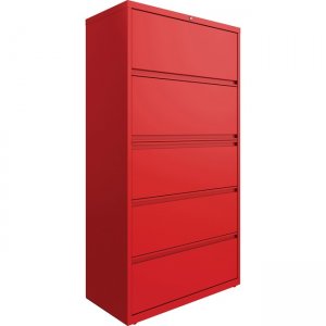 Lorell 4-drawer Lateral File with Binder Shelf 03120