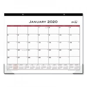 Blue Sky Classic Red Desk Pad, 22 x 17, 2021 BLS111294 111294