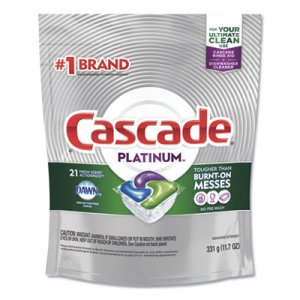 Cascade ActionPacs, Fresh Scent, 11.7 oz Bag, 21/Pack, 5 Packs/Carton PGC80720 80720