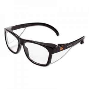 KleenGuard Maverick Safety Glasses, Black, Polycarbonate Frame, Clear Lens KCC49309 49309