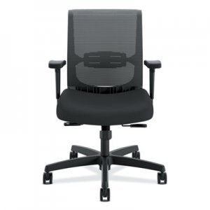 HON Convergence Mid-Back Task Chair with Syncho-Tilt Control/Seat Slide, Supports up to 275 lbs, Black Seat/Back