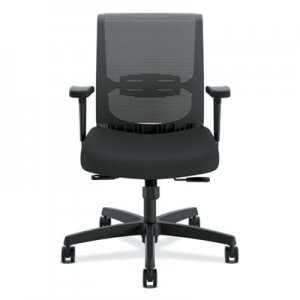 HON Convergence Mid-Back Task Chair with Syncho-Tilt Control/Seat Slide, Supports up to 275 lbs, Black Seat/Back