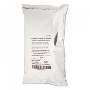 Starbucks Gourmet Hot Cocoa Mix, 2 lb, Bag, 6/Carton SBK11071232 11071232