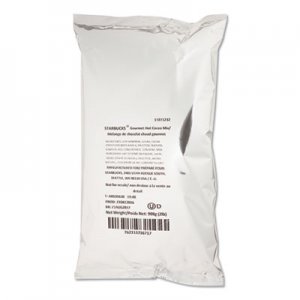 Starbucks Gourmet Hot Cocoa Mix, 2 lb, Bag, 6/Carton SBK11071232 11071232