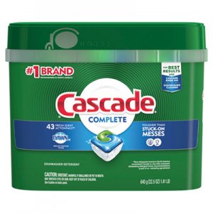 Cascade ActionPacs, Fresh Scent, 22.5 oz Tub, 43/Tub, 6 Tubs/Carton PGC98208 98208