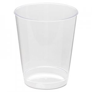 WNA Comet Plastic Tumbler, 8 oz., Clear, Tall, 25/Pack WNAT8T WNA T8T