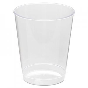 WNA Comet Plastic Tumbler, 8 oz., Clear, Tall, 25/Pack WNAT8T WNA T8T