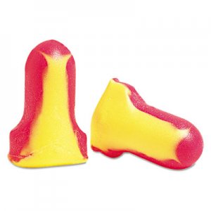 Howard Leight by Honeywell LL-1 Laser Lite Single-Use Earplugs, Cordless, 32NRR, Magenta/Yellow, 200 Pairs HOWLL1 LL-1