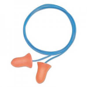 Howard Leight by Honeywell MAX-30 Single-Use Earplugs, Corded, 33NRR, Coral, 100 Pairs HOWMAX30 MAX-30