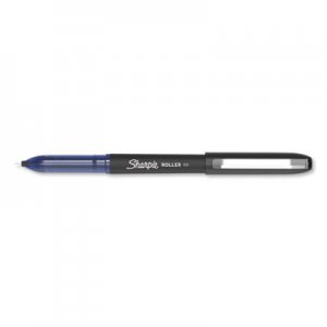 Sharpie Roller Roller Ball Stick Pen, Fine 0.5 mm, Blue Ink/Barrel, Dozen SAN2093199 2093199