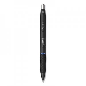 Sharpie S-Gel S-Gel Retractable Gel Pen, Medium 0.7 mm, Blue Ink, Black Barrel, 36/Pack SAN2096176 2096176