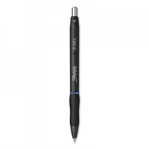 Sharpie S-Gel S-Gel Retractable Gel Pen, Bold 1 mm, Blue Ink, Black Barrel, 36/Pack SAN2096127 2096127