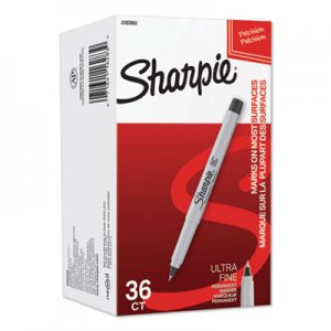 Sharpie Extra Fine Tip Permanent Marker, Black, 36/Pack SAN2082960 2082960