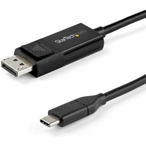 StarTech.com 3.3 ft. (1 m) USB-C to DisplayPort 1.4 Cable - Bi- Directional CDP2DP141MBD