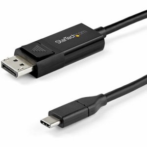 StarTech.com 6.6 ft. (2 m) USB-C to DisplayPort 1.4 Cable - Bi- Directional CDP2DP142MBD