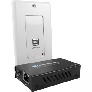 Comprehensive Pro AV/IT USB 2.0 High Speed Single Gang Wall Plate Extender Kit up to 328ft CHE-HDBTWP105K