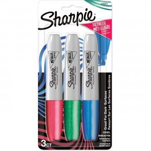 Sharpie Metallic Ink Chisel Tip Permanent Markers 2089631 SAN2089631