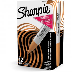 Sharpie Metallic Ink Chisel Tip Permanent Markers 2089624 SAN2089624
