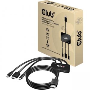 Club 3D Mini DisplayPort/HDMI/USB-C Audio/Video Adapter CAC-1630