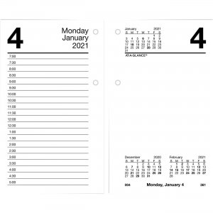 At-A-Glance Daily Calendar Pocket Refill E7175021 AAGE7175021