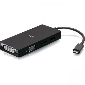 C2G 4K USB C Multiport Video Adapter - HDMI, DisplayPort, DVI & VGA C2G54454