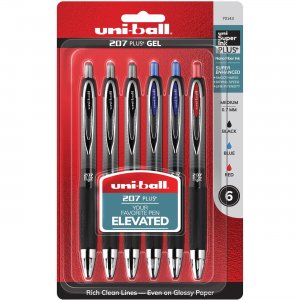 Uni-Ball 207 Plus+ Gel Pens 70143 UBC70143