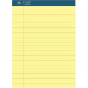 Business Source 8-1/2x11 Premium Writing Pad 03108 BSN03108