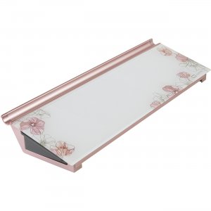 Quartet Floral Design Glass Dry-Erase Desktop Pad GDP186P QRTGDP186P