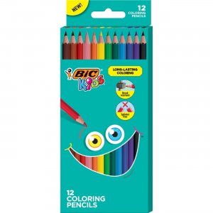 BIC Coloring Pencils BKCP12AST BICBKCP12AST