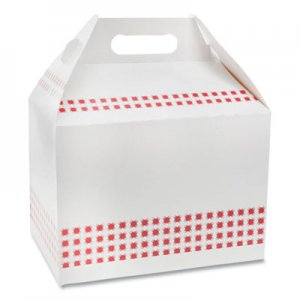 Pactiv Barns and Boxes, Barn Box with Handle, 9 x 5 x 4.5, Basketweave, 150/Carton PCTDBRNL DBRNL