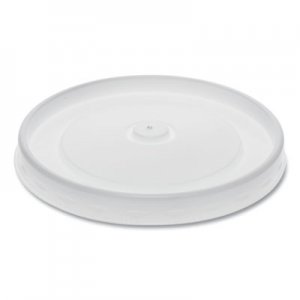 Pactiv Paper Soup Cup Lid, For 32 oz Soup Cups, 3.13" Diameter x 0.69"h, White, 500/Carton