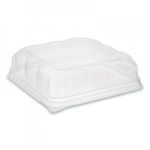 Pactiv Recycled Plastic Square Dome Lid, 7.5 x 7.5 x 2.02, Clear, 195/Carton PCT75S20SDOME 75S20SDOME